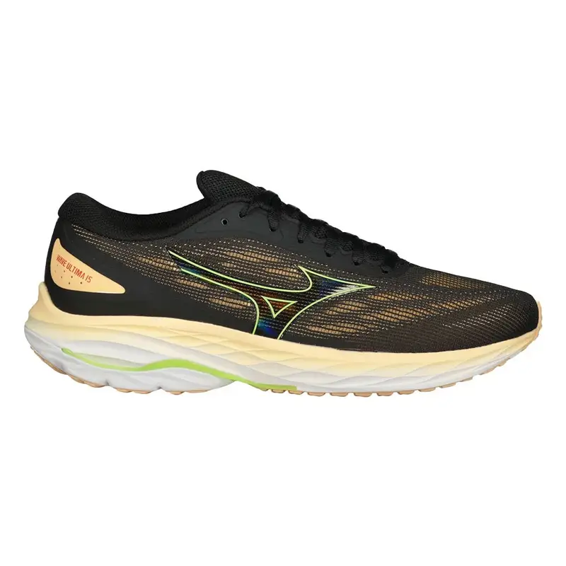 Ultima 15 Nero Mizuno Neo Lime - Scarpe Running Uomo EUR 40 / UK 6,5