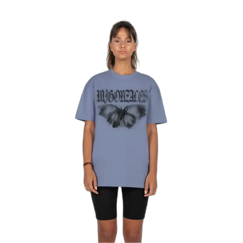 T-shirt oversize da donna MJ Gonzales Butterfly Illusion
