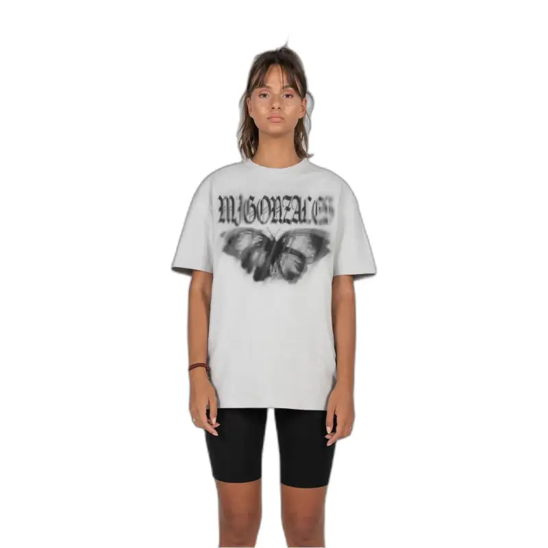 T-shirt oversize da donna MJ Gonzales Butterfly Illusion