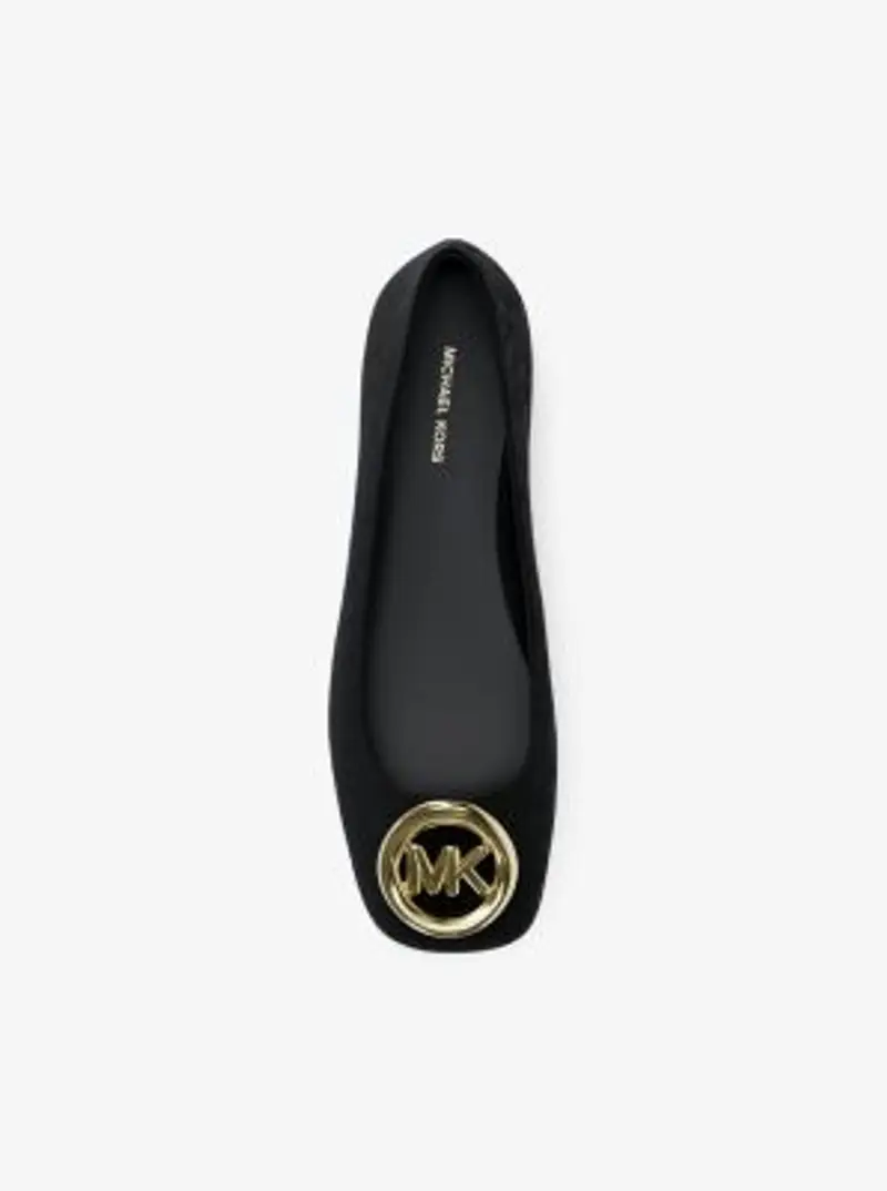 MK Ballerina Milan in pelle scamosciata - Nero - Michael Kors miniatura 2