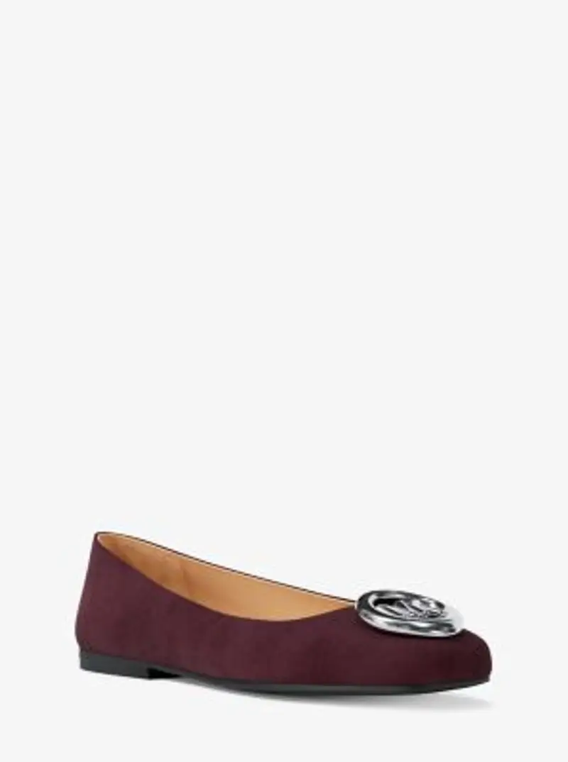 MK Ballerina Milan in pelle scamosciata - Rosso - Michael Kors miniatura 2