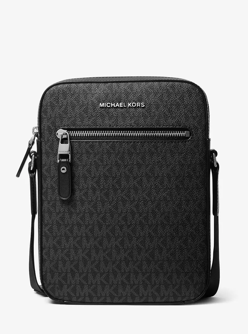 MK Borsa da viaggio Varick con logo - Nero - Michael Kors