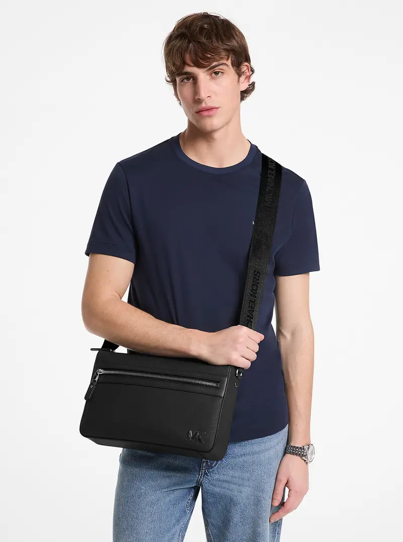 Michael Kors Mens Borsa messenger Nero 935642 miniatura 2