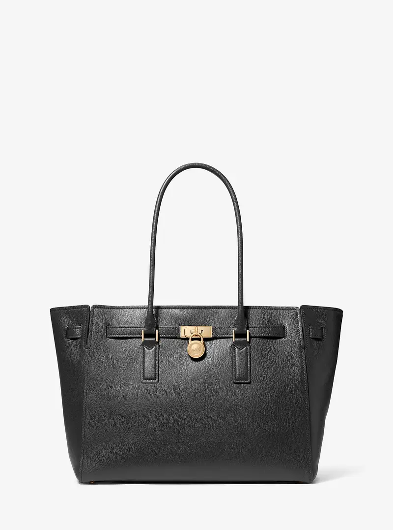 MK Borsa tote Hamilton Moderne grande in pelle - Nero - Michael Kors