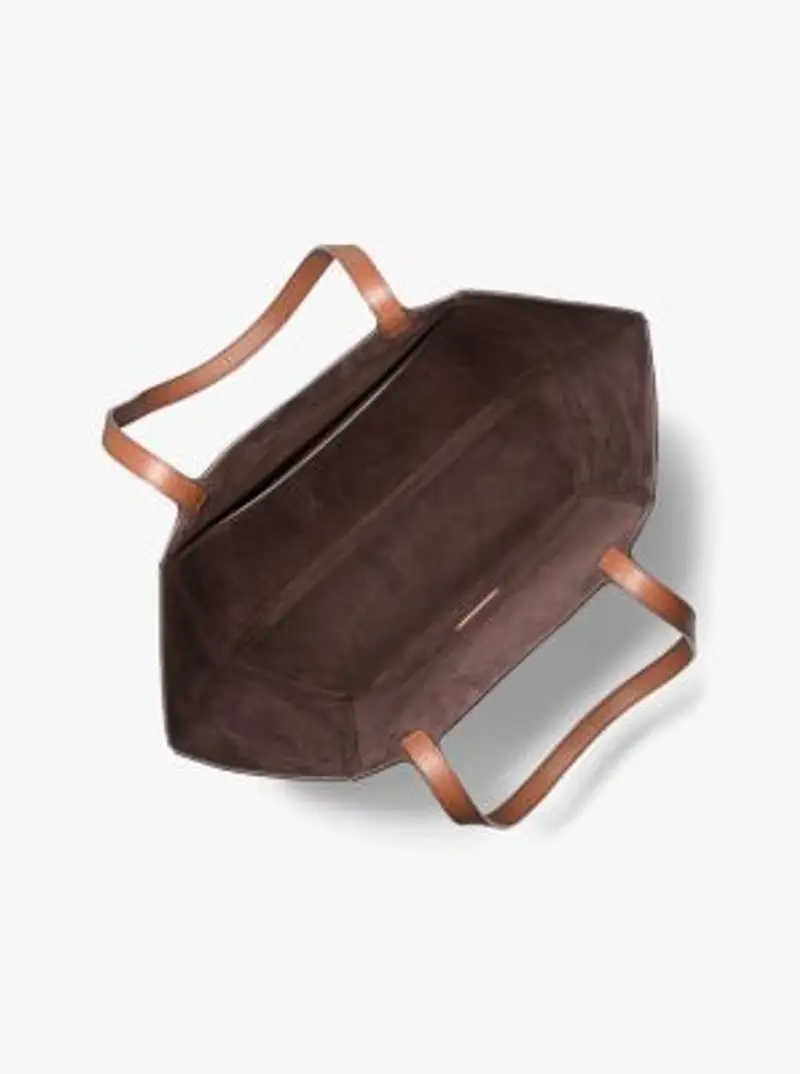 MK Borsa tote Jordi grande in pelle - Marrone - Michael Kors miniatura 3