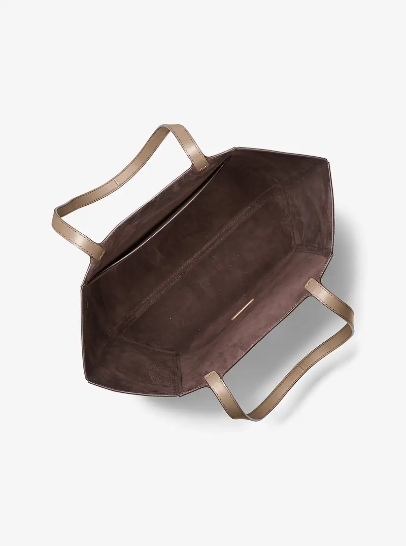 MK Borsa tote Jordi grande in pelle - Naturale - Michael Kors miniatura 2