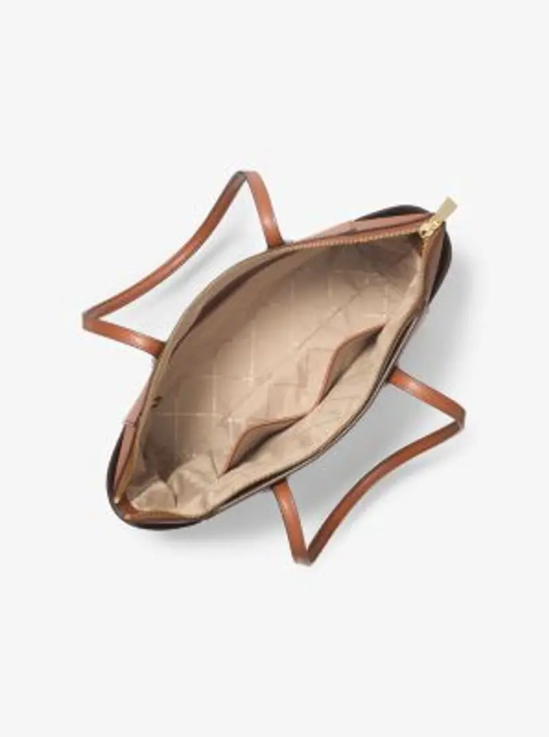 MK Borsa tote Marilyn media in pelle Saffiano - Marrone - Michael Kors miniatura 2