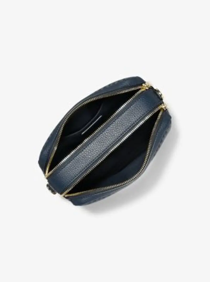 MK Camera bag a tracolla Bryant media con logo - Blu - Michael Kors miniatura 3