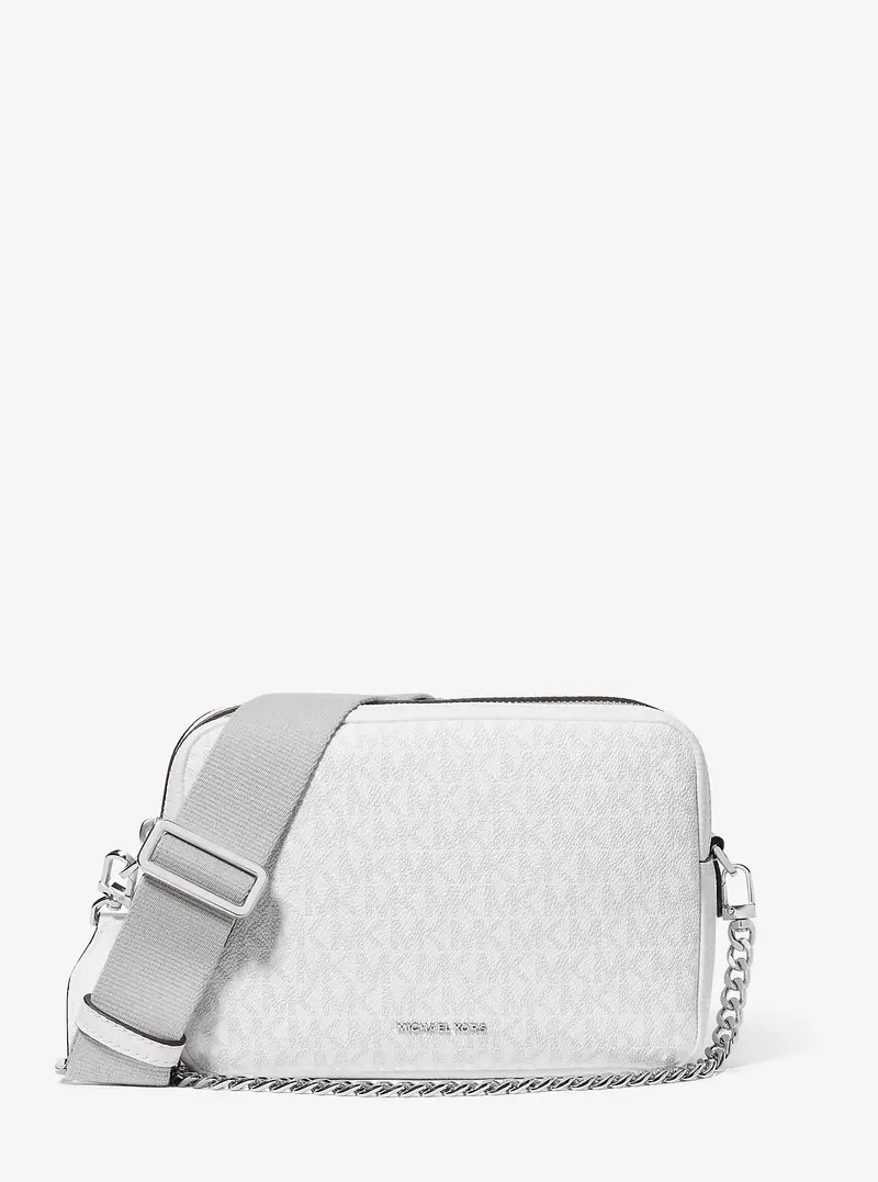 MK Camera bag a tracolla Bryant media con logo - Grigio - Michael Kors