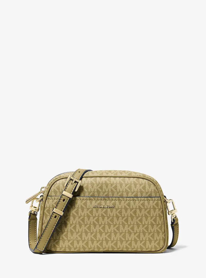 MK Camera bag a tracolla Jet Set piccola con logo - Verde - Michael Kors