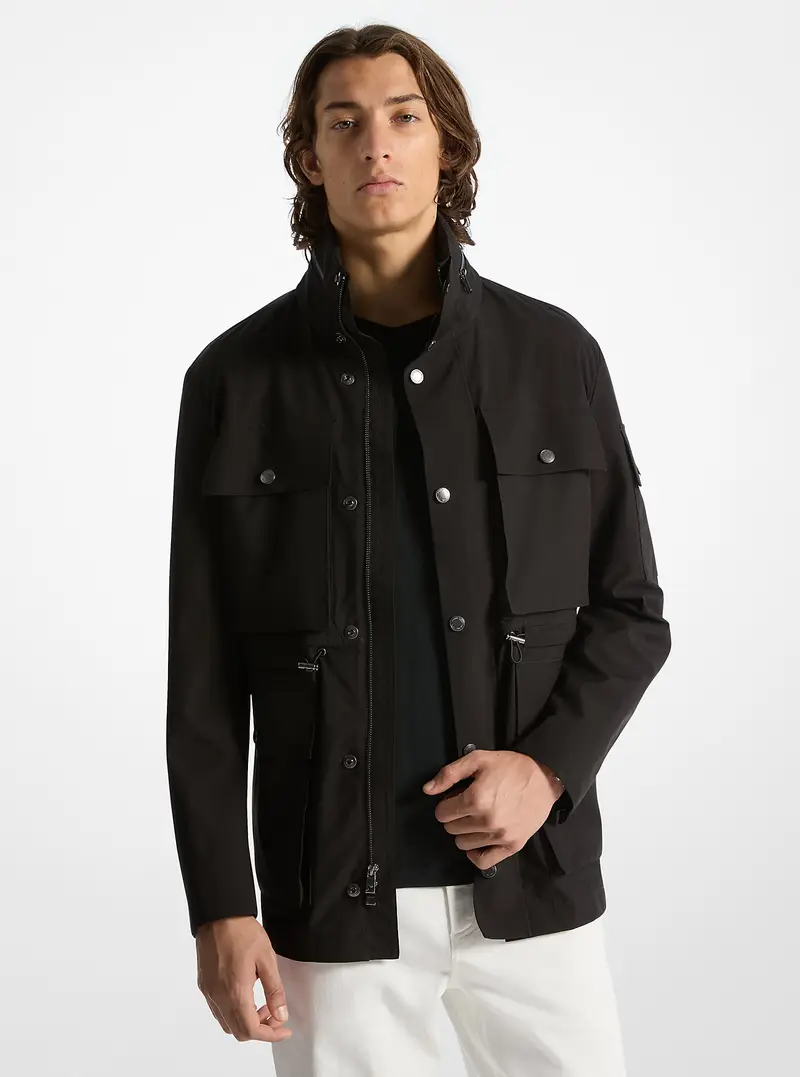 MK Giacca multitasche in tessuto - Nero - Michael Kors