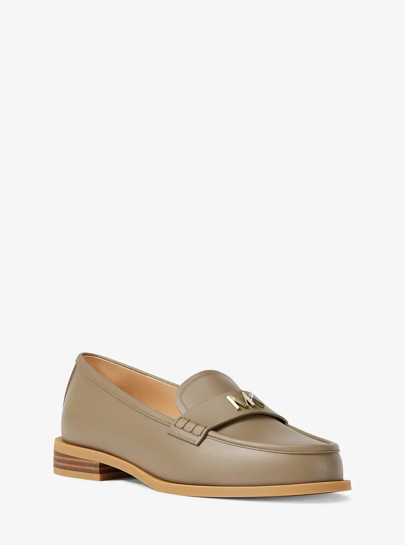 MK Loafer in Pelle Lex - Naturale - Michael Kors