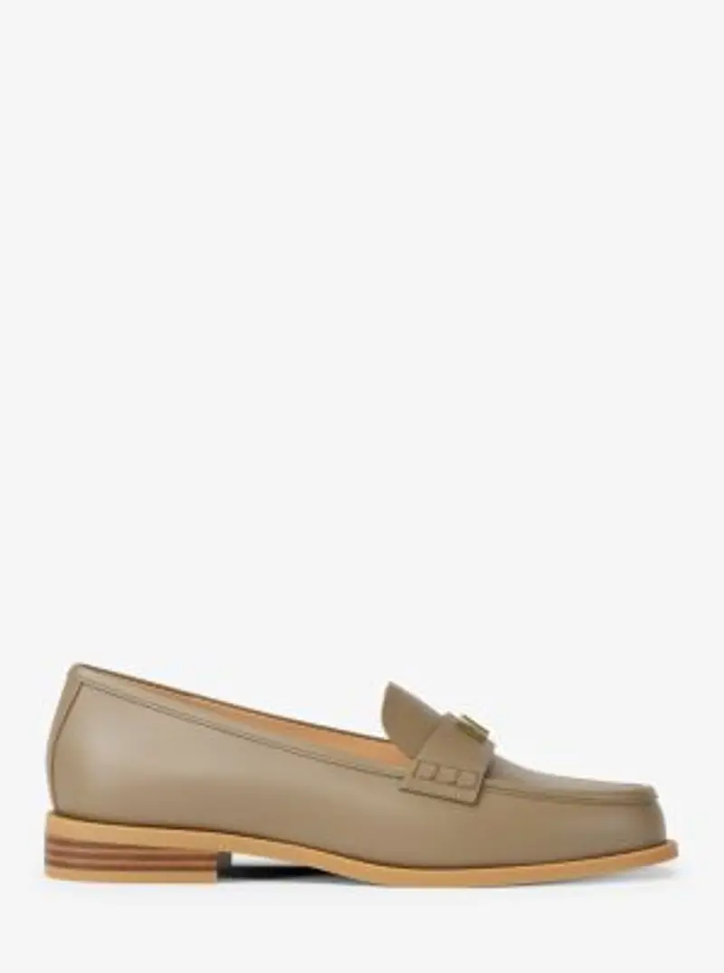 MK Loafer in Pelle Lex - Naturale - Michael Kors miniatura 3