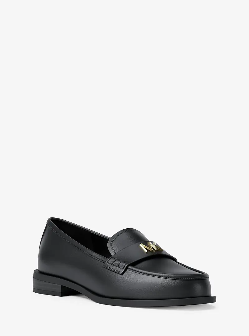 MK Loafer in Pelle Lex - Nero - Michael Kors