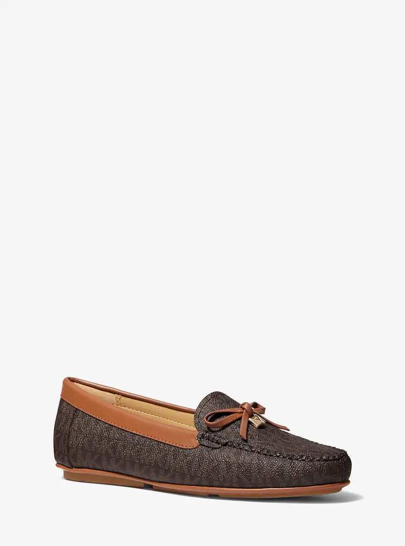 MK Loafer Juliette con logo - Marrone - Michael Kors