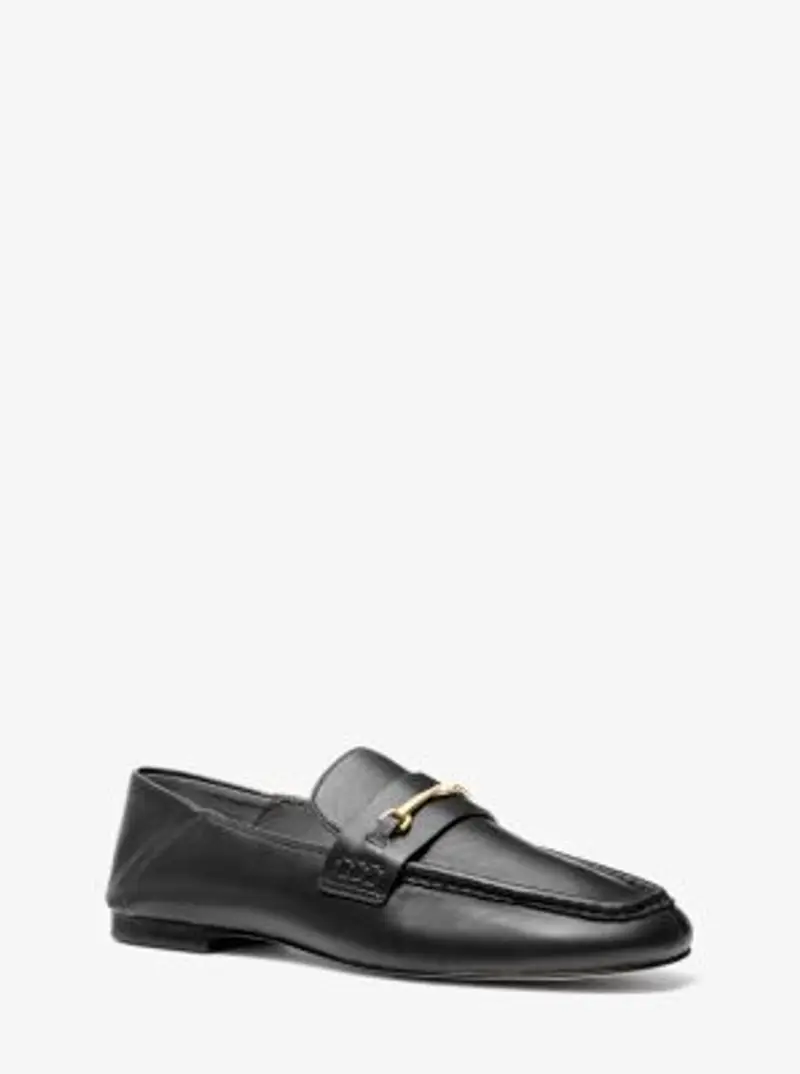 MK Loafer Lena in pelle - Nero - Michael Kors miniatura 2