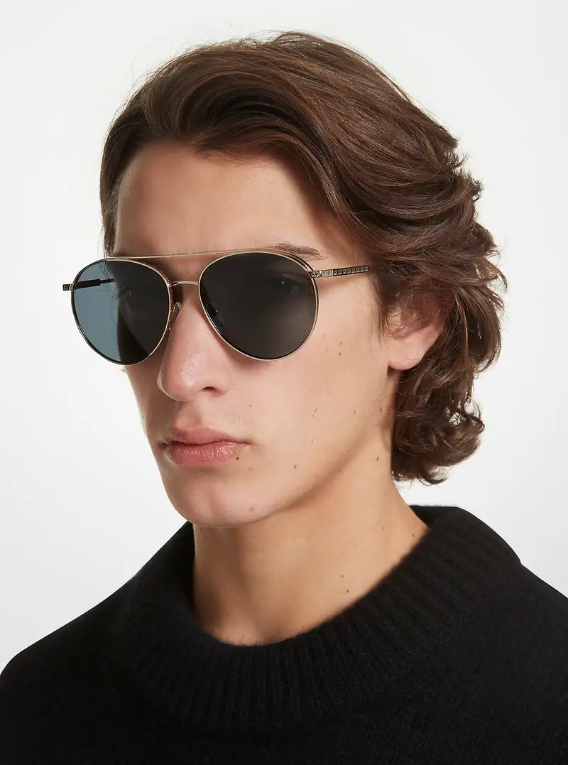 MK Occhiali da sole Arches - Oro - Michael Kors miniatura 3