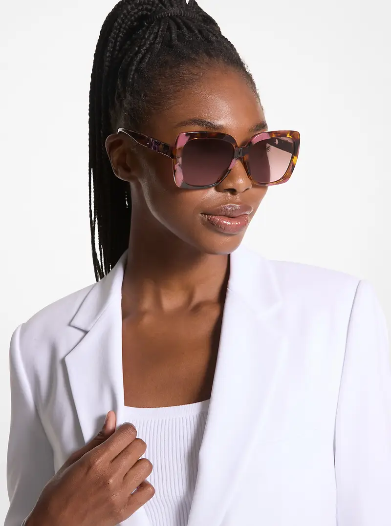 MK Occhiali da sole Nice - Viola - Michael Kors miniatura 2