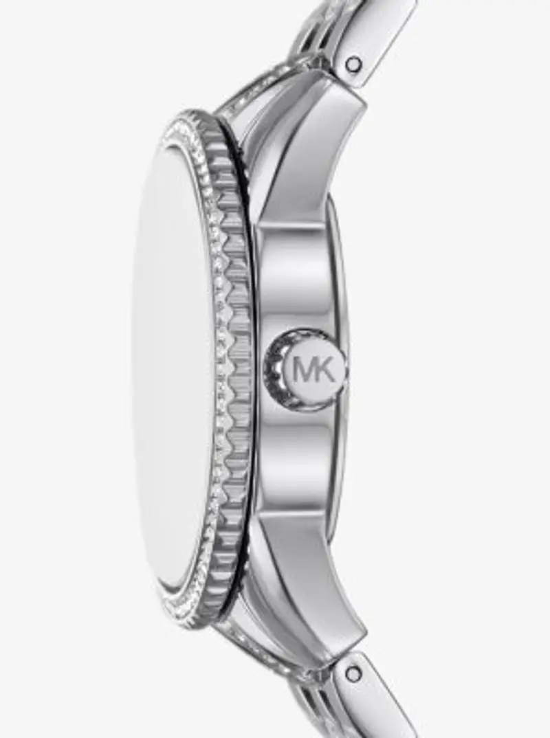 MK Orologio Bryant mini tonalità argento con pavé e logo - Argento - Michael Kors miniatura 2