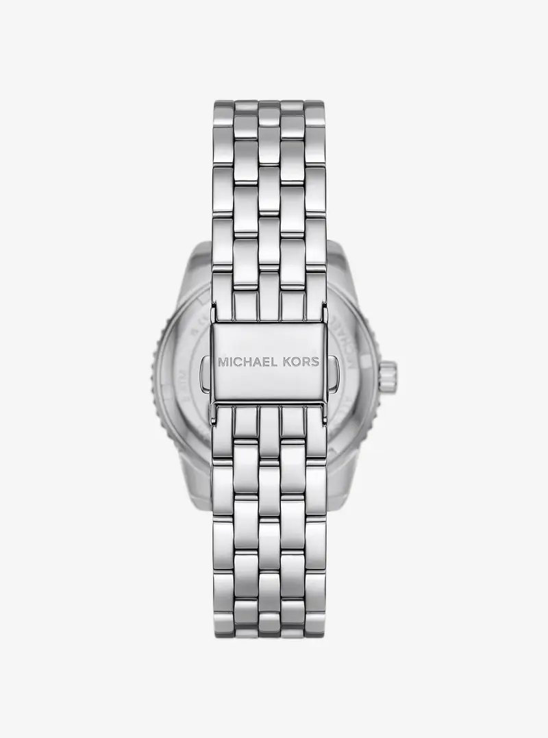 MK Orologio Bryant mini tonalità argento con pavé e logo - Argento - Michael Kors miniatura 3
