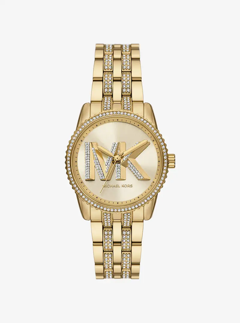MK Orologio Bryant mini tonalità oro con pavé e logo - Oro - Michael Kors