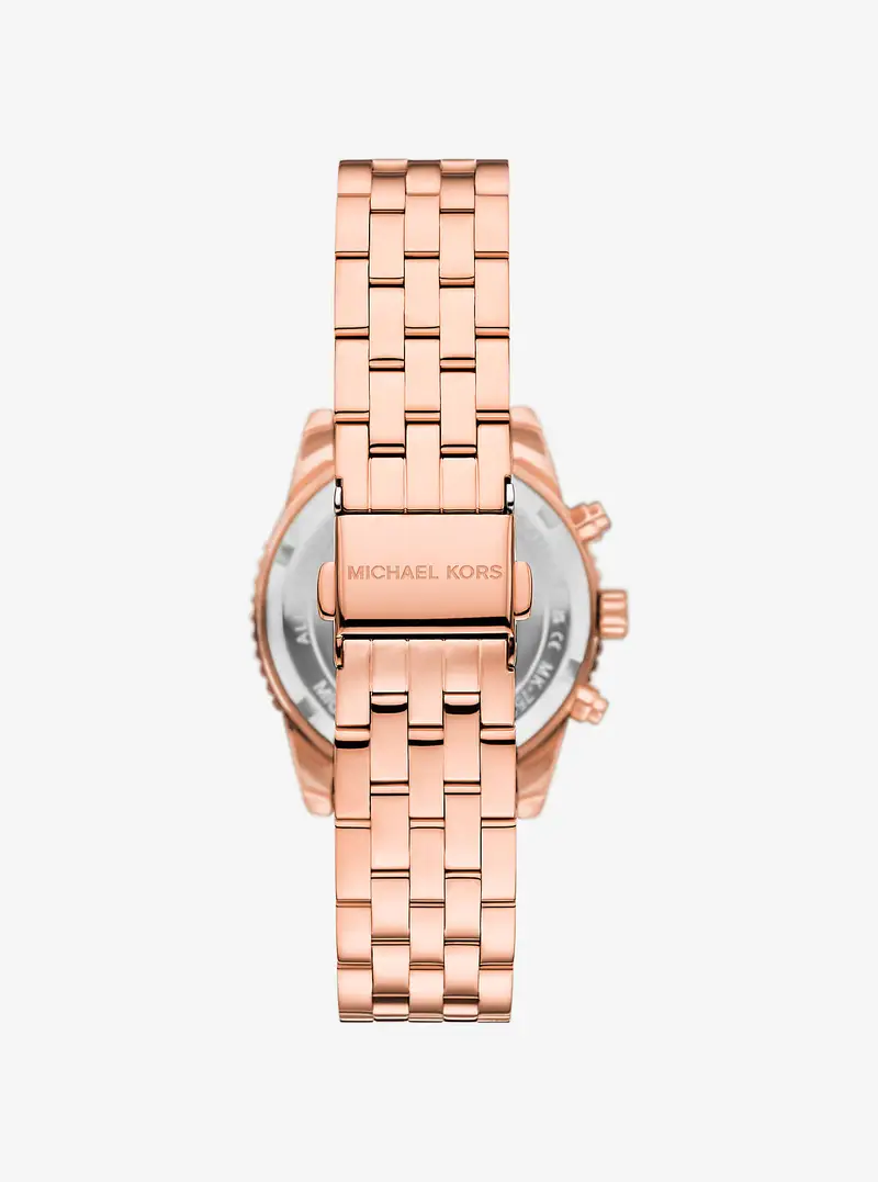 MK Orologio Bryant mini tonalità oro rosa con pavé - Oro Rosa - Michael Kors miniatura 2