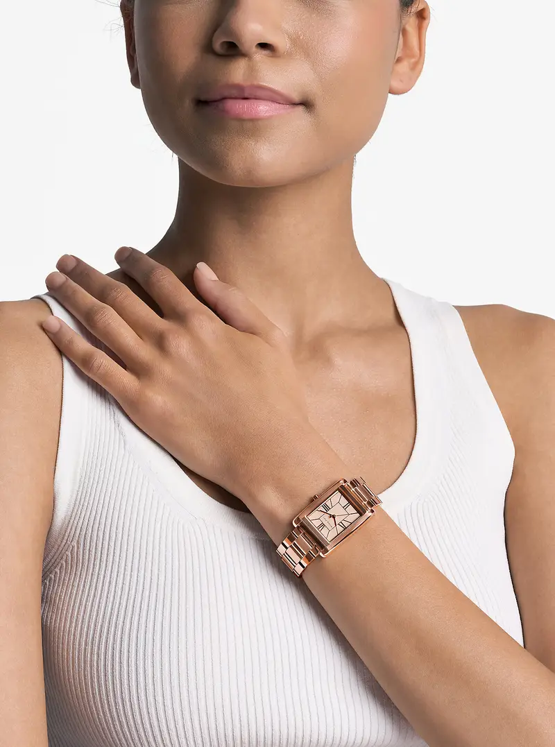 MK Orologio Essex tonalità oro rosa - Oro Rosa - Michael Kors miniatura 3