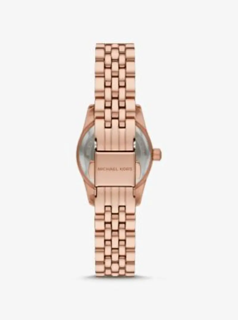 MK Orologio Lexington Petite tonalità oro rosa con pavé - Oro Rosa - Michael Kors miniatura 2
