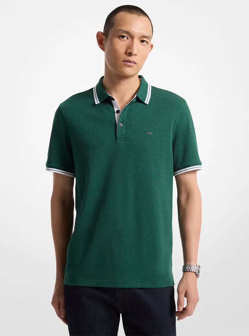 Michael Kors Mens Polo Verde 933124