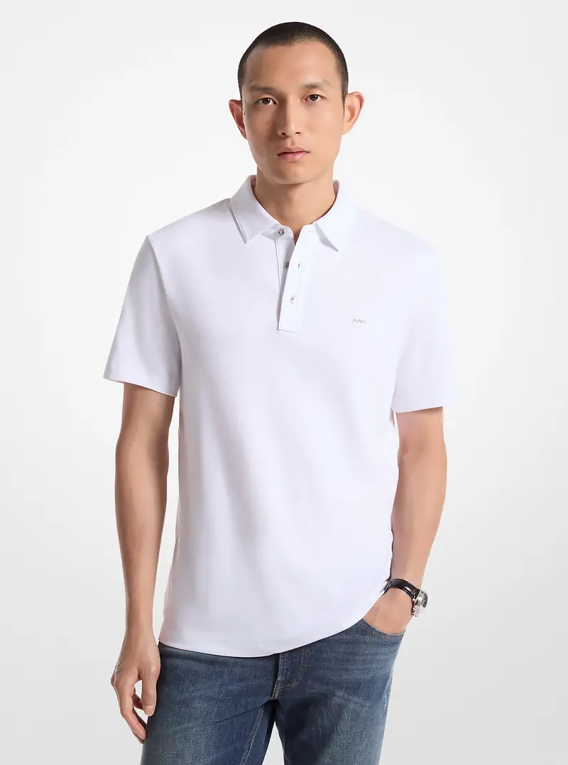 Michael Kors Mens Polo Bianco 936206