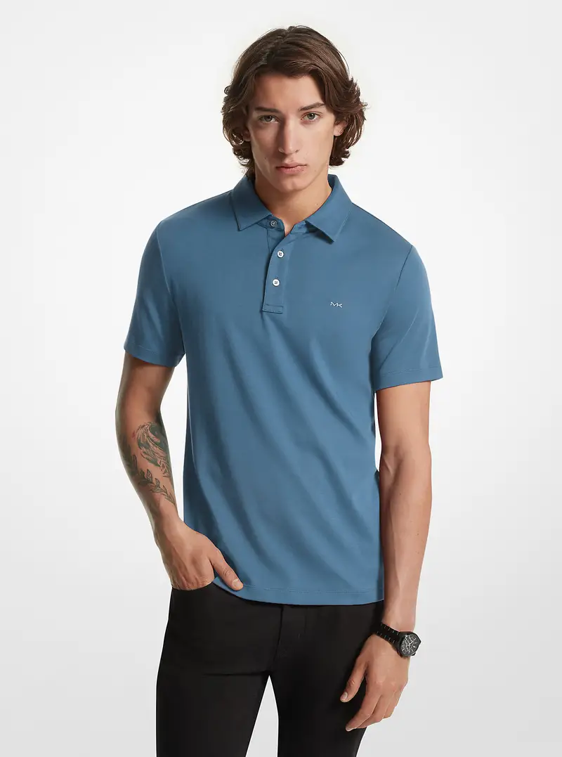 Michael Kors Mens Polo Blu 1884295