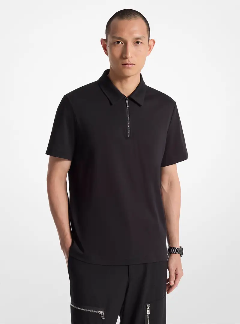 Michael Kors Mens Polo Nero 1069156