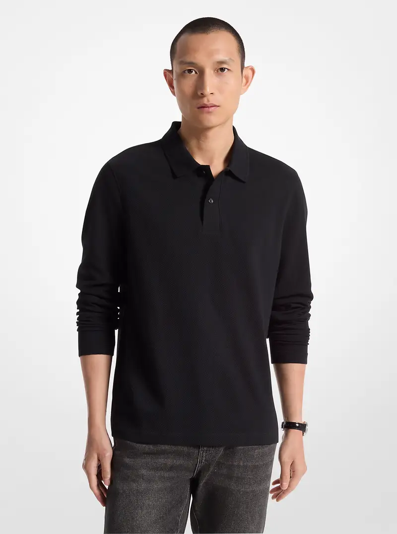 Michael Kors Mens Polo Nero 933073