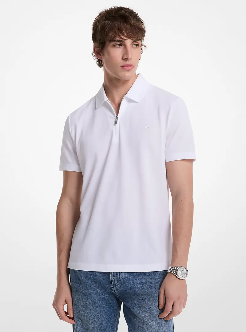 Michael Kors Mens Polo Bianco 933443