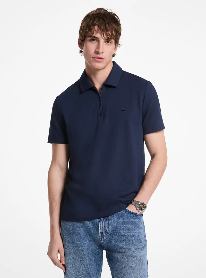 Michael Kors Mens Polo Blu 933446
