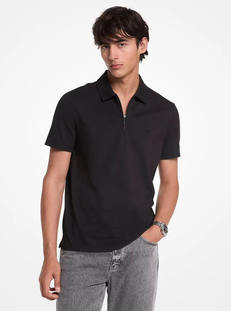 Michael Kors Mens Polo Nero 933438