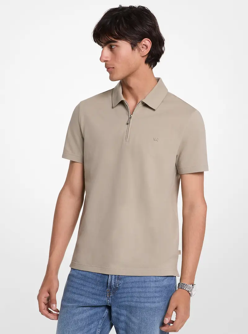 Michael Kors Mens Polo Verde 933445