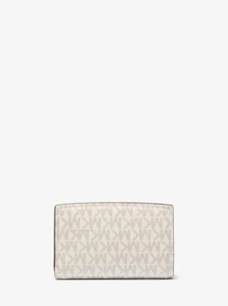 MK Portafoglio Bryant medio con stampa logo - Naturale - Michael Kors miniatura 2