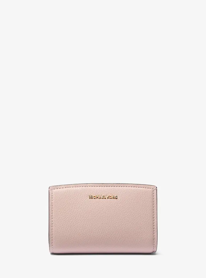 MK Portafoglio Bryant medio in pelle martellata - Rosa - Michael Kors