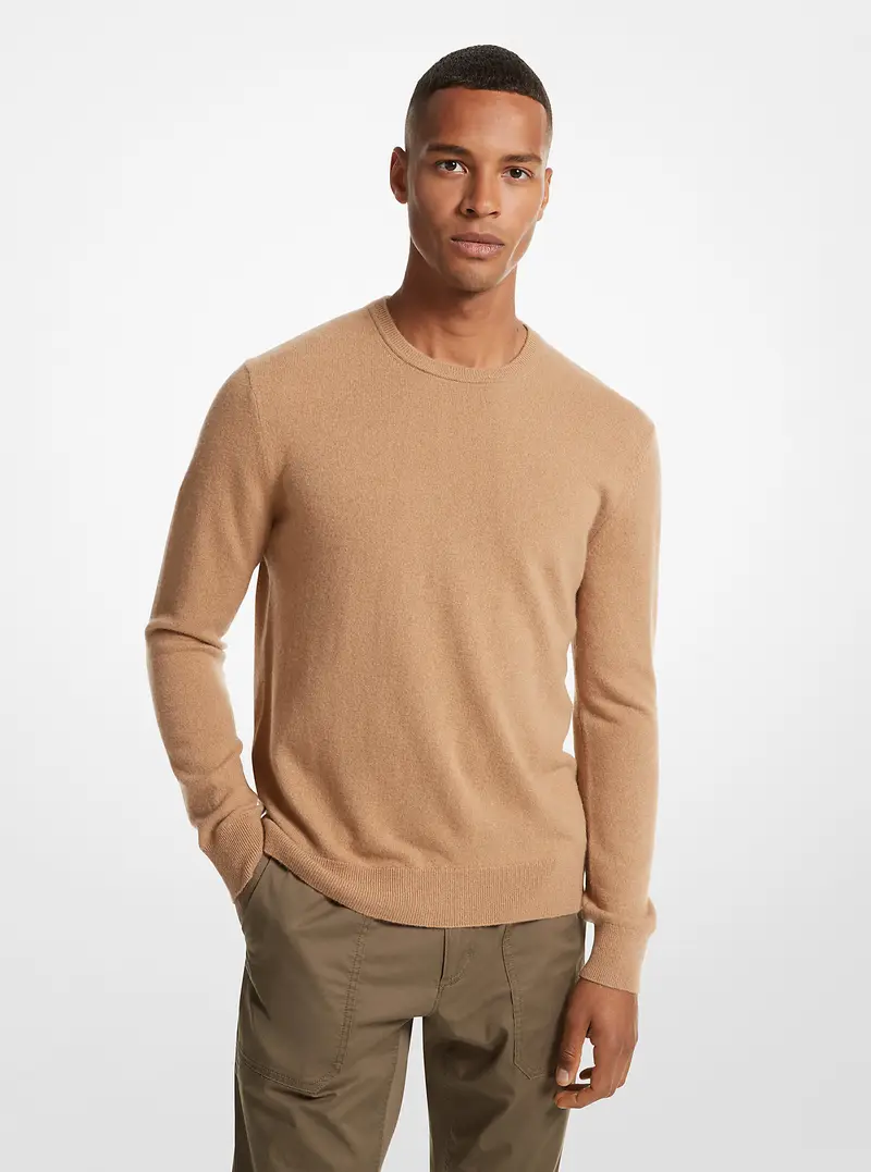 MK Pullover in cashmere - Marrone - Michael Kors