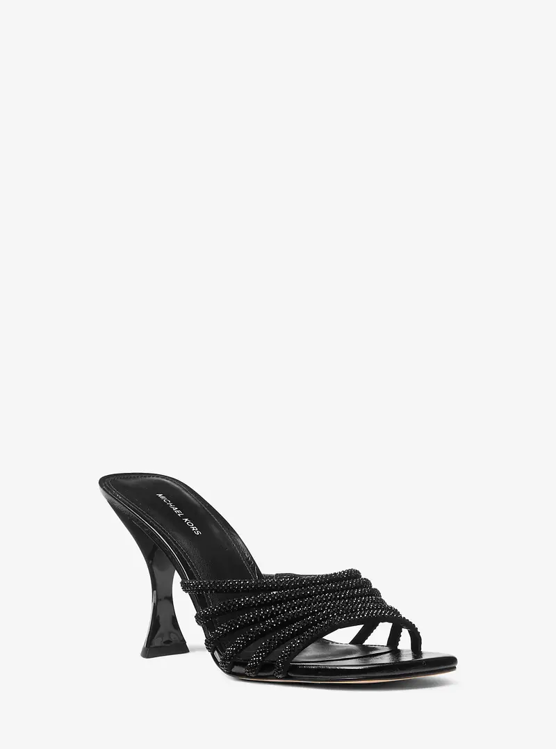 MK Sandalo Haisley decorato - Nero - Michael Kors