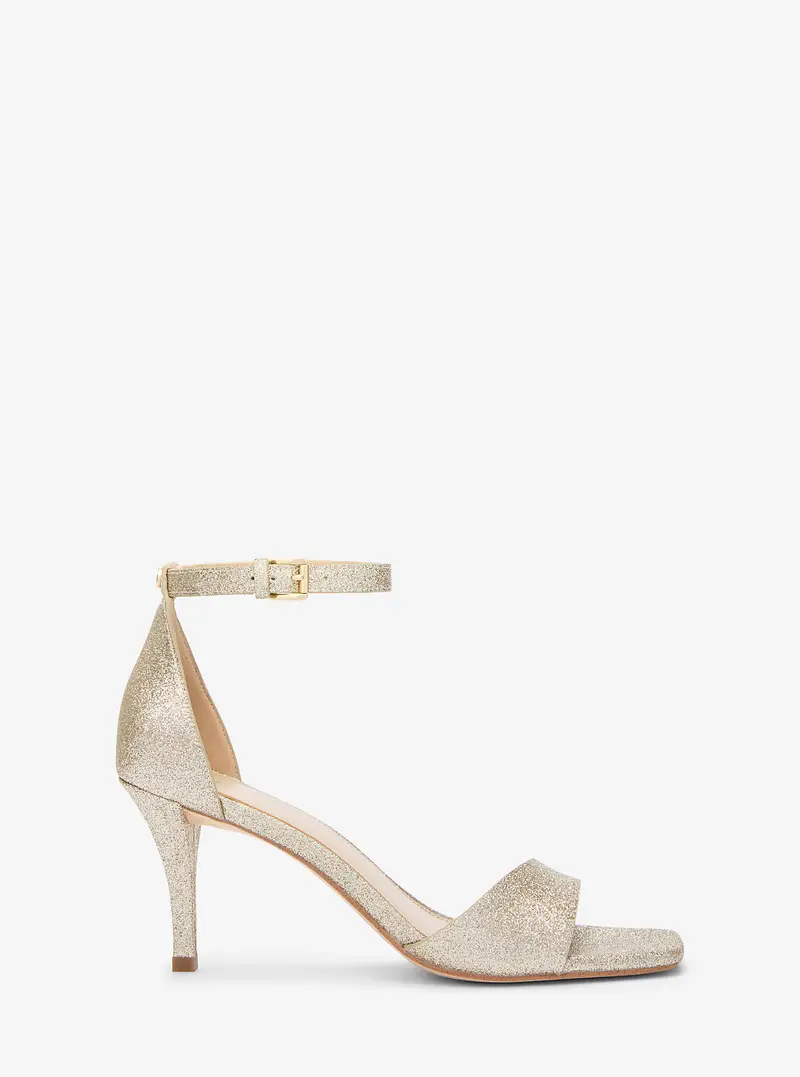 MK Sandalo Jaida in pelle metallizzata - Oro - Michael Kors miniatura 3