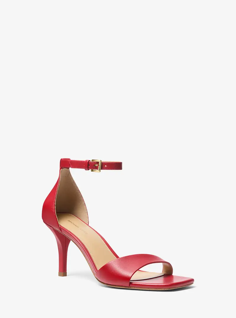 MK Sandalo Jaida in pelle - Rosso - Michael Kors