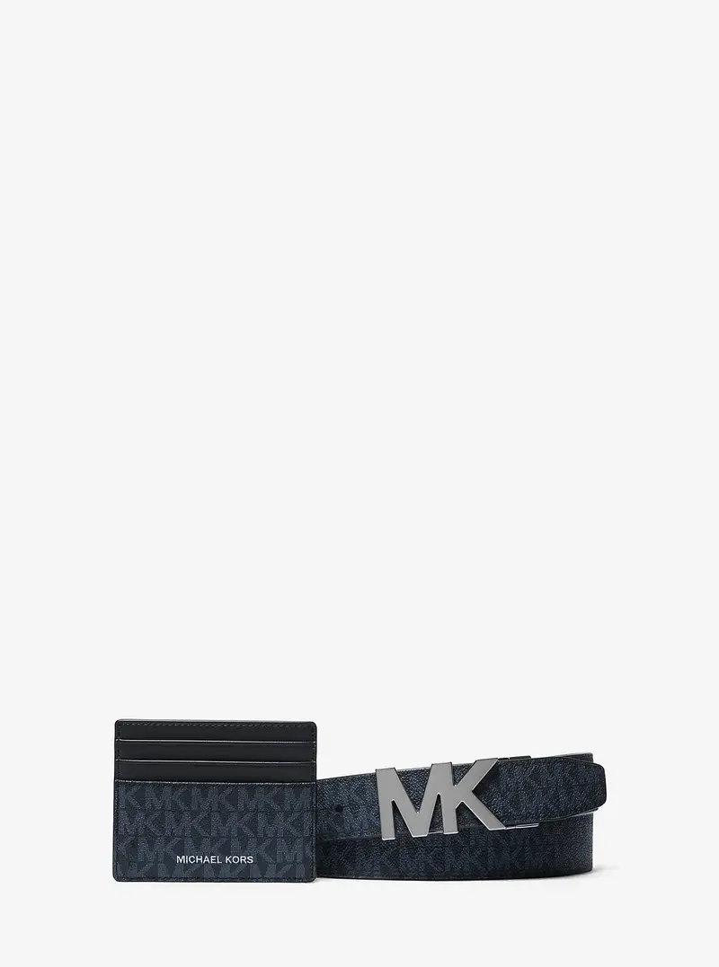 Michael Kors Outlet Porta carte di credito Blu 931325