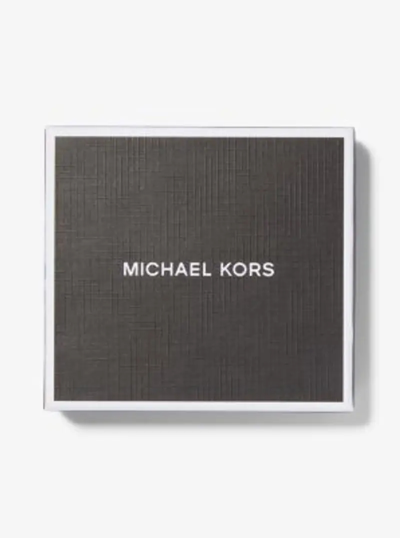 MK Set regalo portafoglio e cintura con logo - Nero - Michael Kors miniatura 2