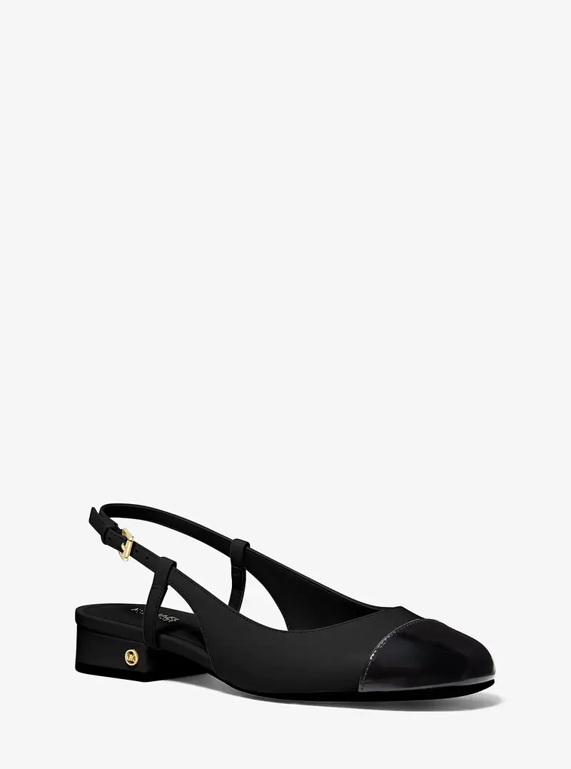MK Slingback bassa Perla in pelle - Nero - Michael Kors
