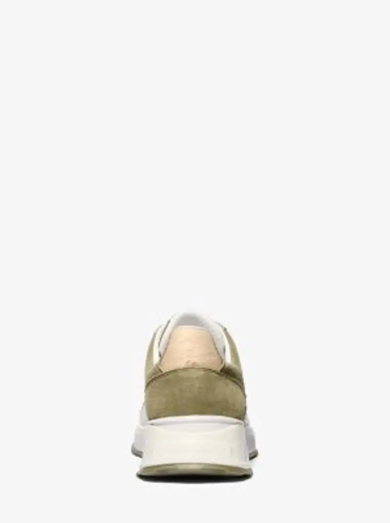 MK Sneaker Jaime in materiale misto - Verde - Michael Kors miniatura 2