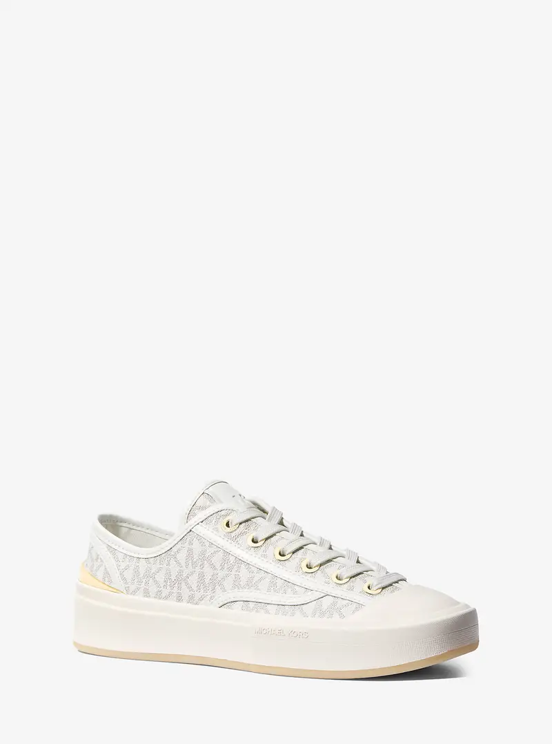 MK Sneaker Jude con logo - Naturale - Michael Kors