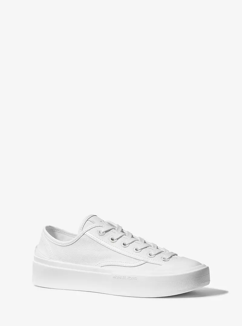 MK Sneaker Jude in tela - Bianco - Michael Kors
