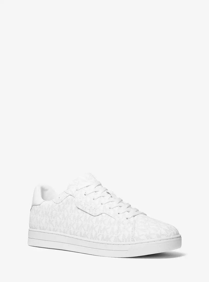 MK Sneaker Keating con logo - Bianco - Michael Kors